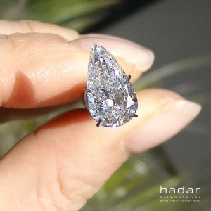 1.63 ct Pear Brilliant, Laser Drilled Diamond