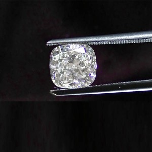 2.05 ct Cushion Cut Diamond Laser Drilled
