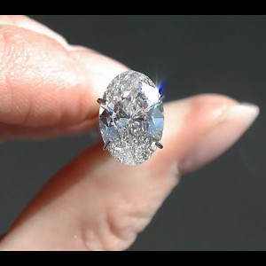 2.01 ct Oval Brilliant Laser Drilled Diamond