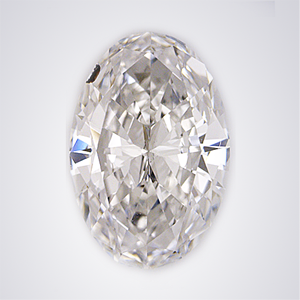 1.53 ct Oval Brilliant Laser Drilled Diamond
